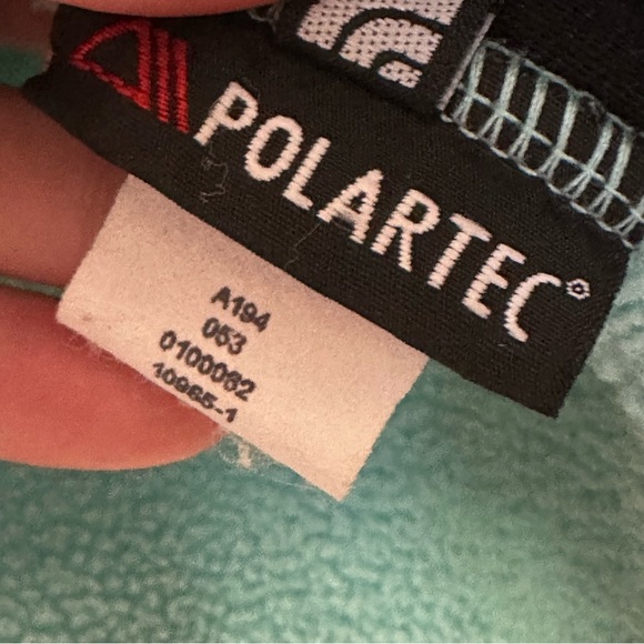 The North Face Women’s Denali Polartec Fleece Jacket Gray Teal Medium - Picture 7 of 14